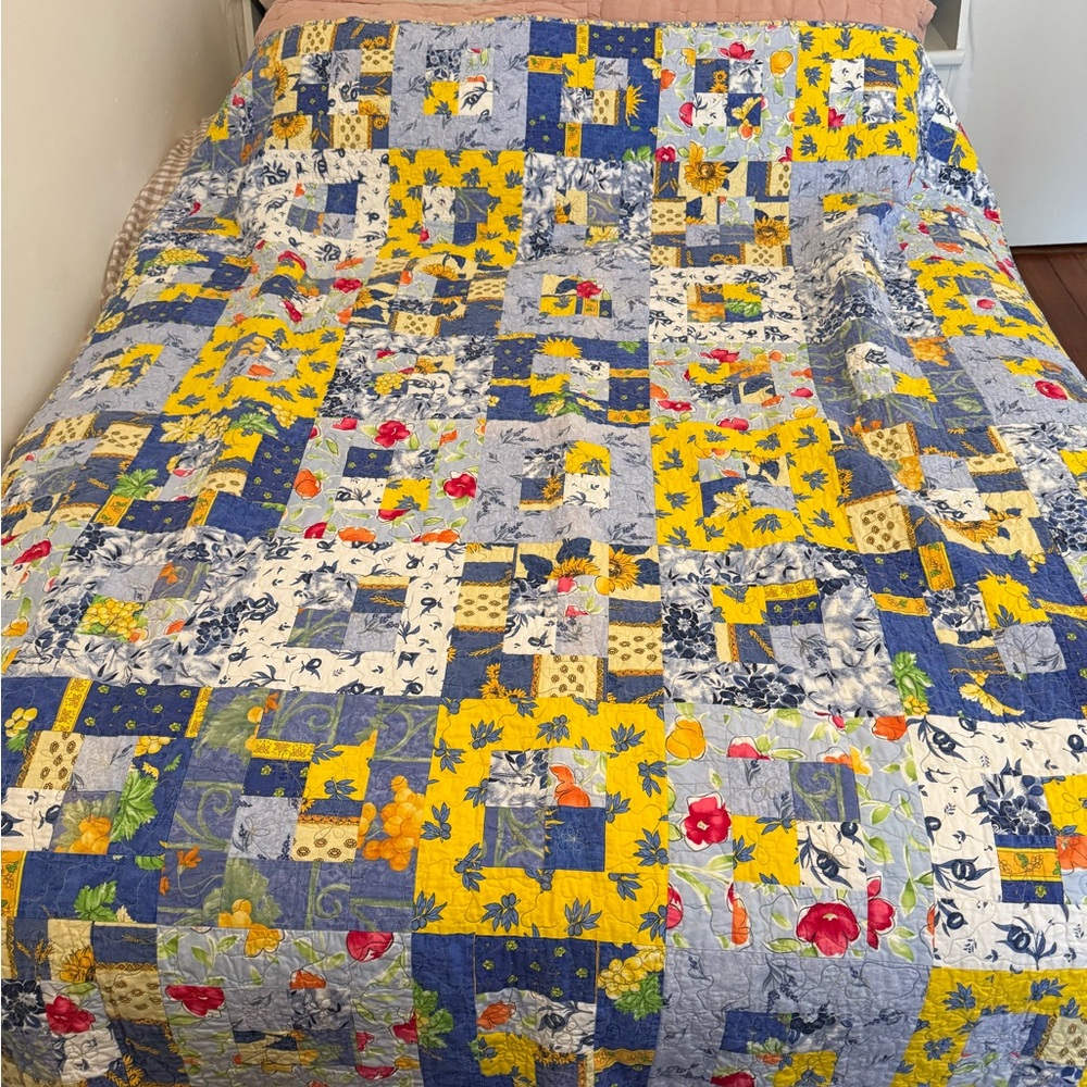 Handmade vintage quilt